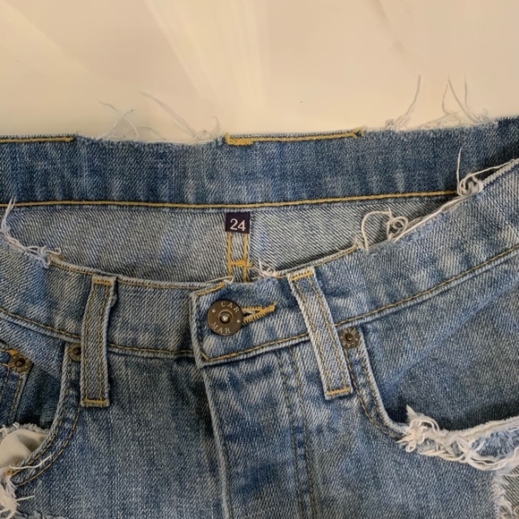 Carmar denim distressed shorts - Picture 5 of 5